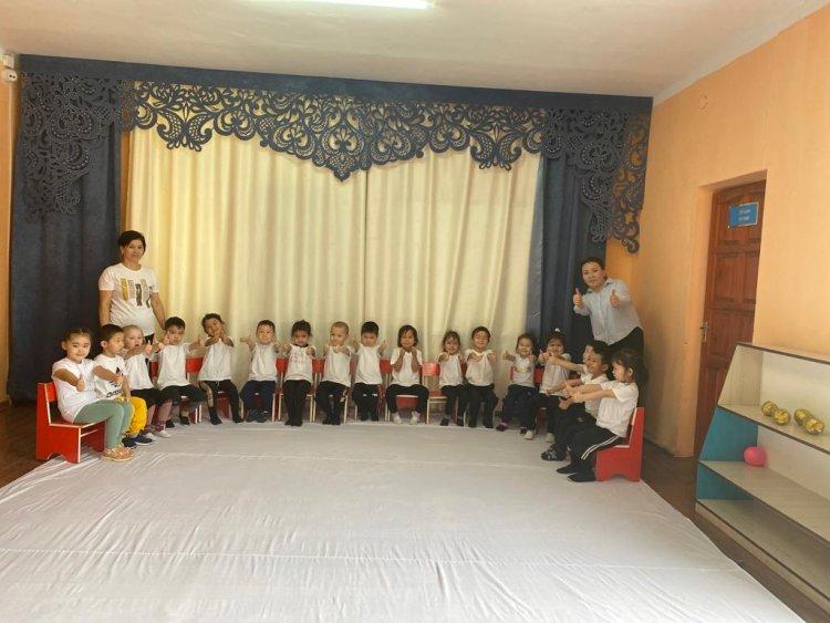 "Айгөлек"ересек тобының дене шынықтыру пәнінен ашық оқу қызметі.Пән жетекші:Бахаева Ғ.19.01.2022ж.