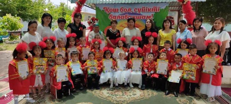 27.05.2022ж. "Айгөлек"балабақшамен қоштасу.Жауапты тәрбиешілері: Тажиева А.Жолшыбекова К..