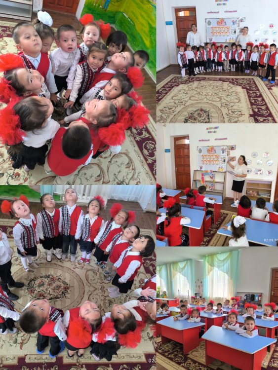 "Еркетай"орта тобының білім күніне орай өткен тәрбие сағаты.Тәрбиеші: Тажиева А.